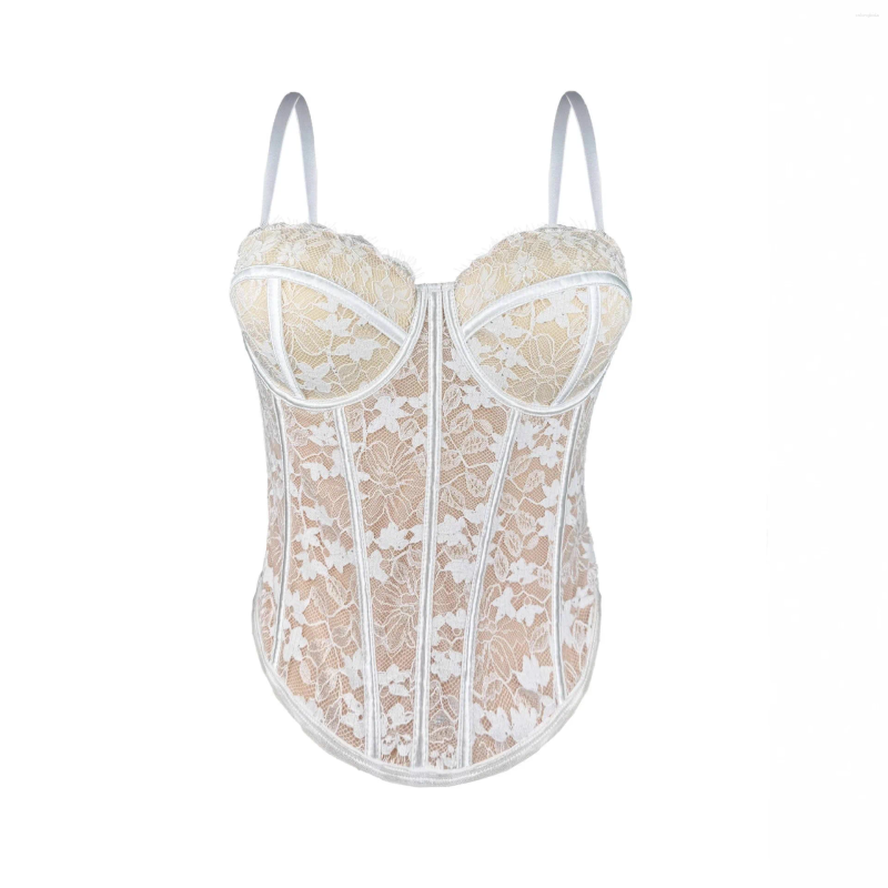 Women' s Tanks Elegant Shaping Sexy Lace Women Corset Fl - view 4