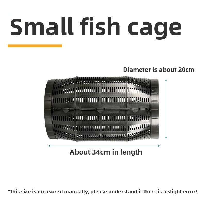 Fishing Bait Cage Fish Trap Net with Anti-escape Design Portable for Outdoor Lake Pond Catching Small Fish Shrimp Crab