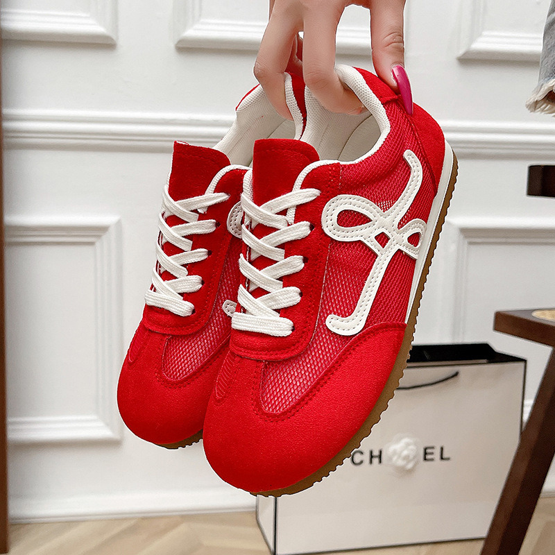 Ddmysports Spring Women S Training New Lace Up Single Soft Sole Lightweight Casual Sports Agan Shoes Outdoor Shoes