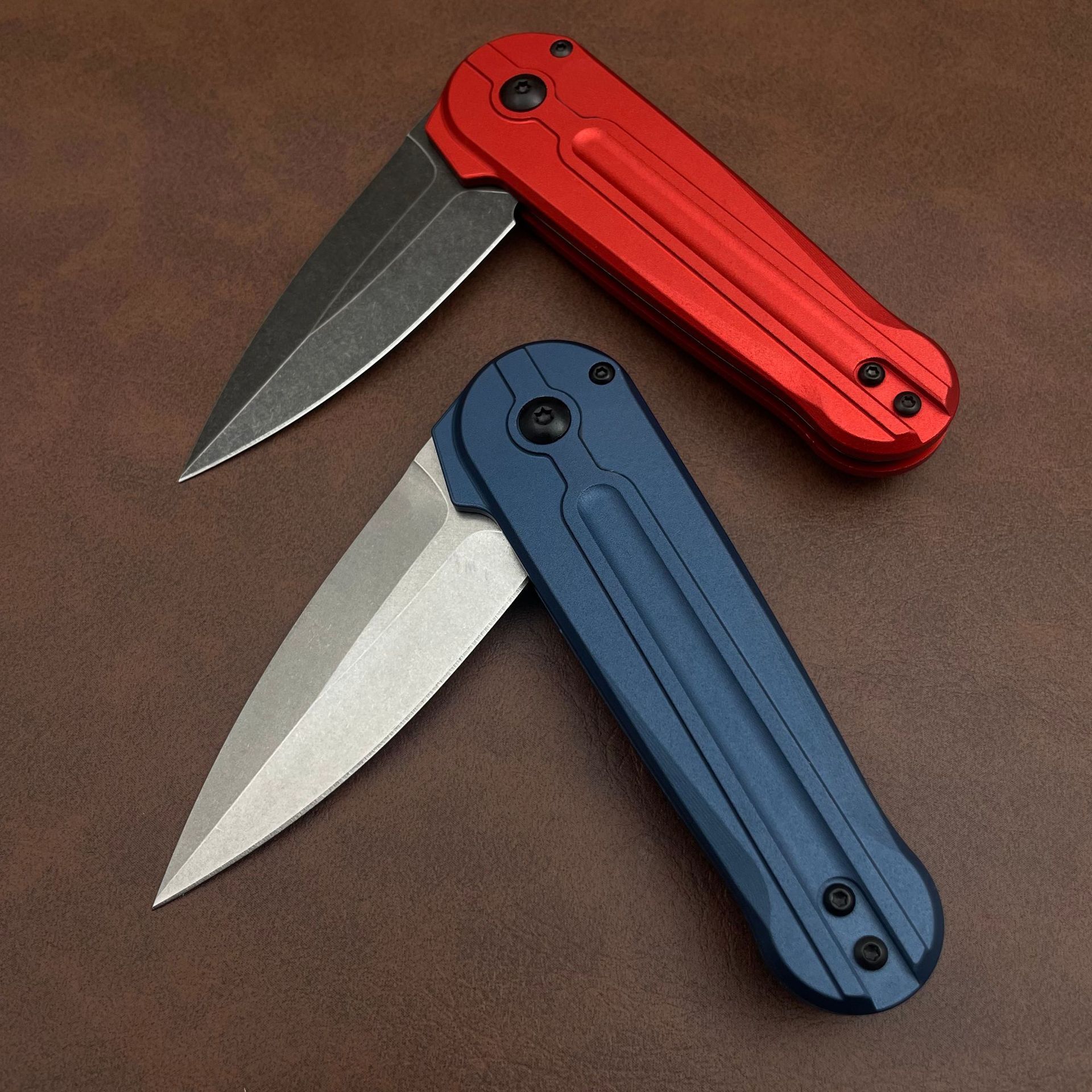 All-New BM491 Folding Knife S90V Steel Blade with Aluminum Handle for Outdoor Camping Cutting Survival Scenarios Daily Carry Tool