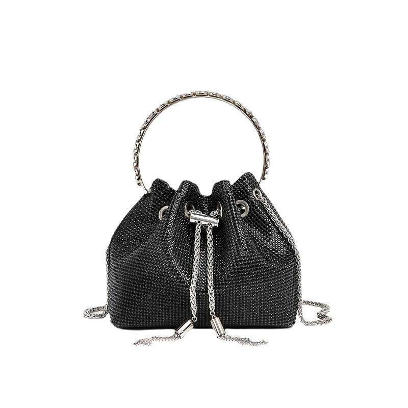 Women 2026 Cross Border Diamond Embellished Women S Spring New Model Full Diamond Inlay Evening Handbag Shoulder Bag Direct