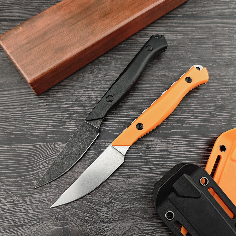 BM 15700 Fixed Blade Knife CPM-154 Blade Santoprene Handle Durable Outdoor Camping EDC Hiking Portable Multitool Straight Knives