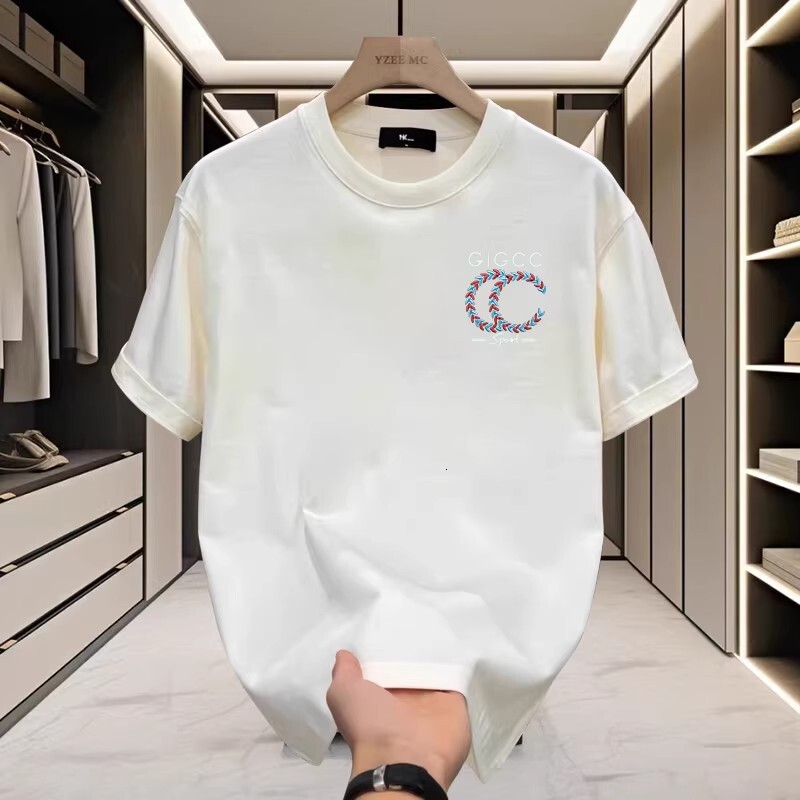 T Shirts For Men Designer Casual Style Y2k White Sweatshirt Breathable Polo Shirt Fashion Summer Oversized Sporty Style Graphic Tee Essential Clothes