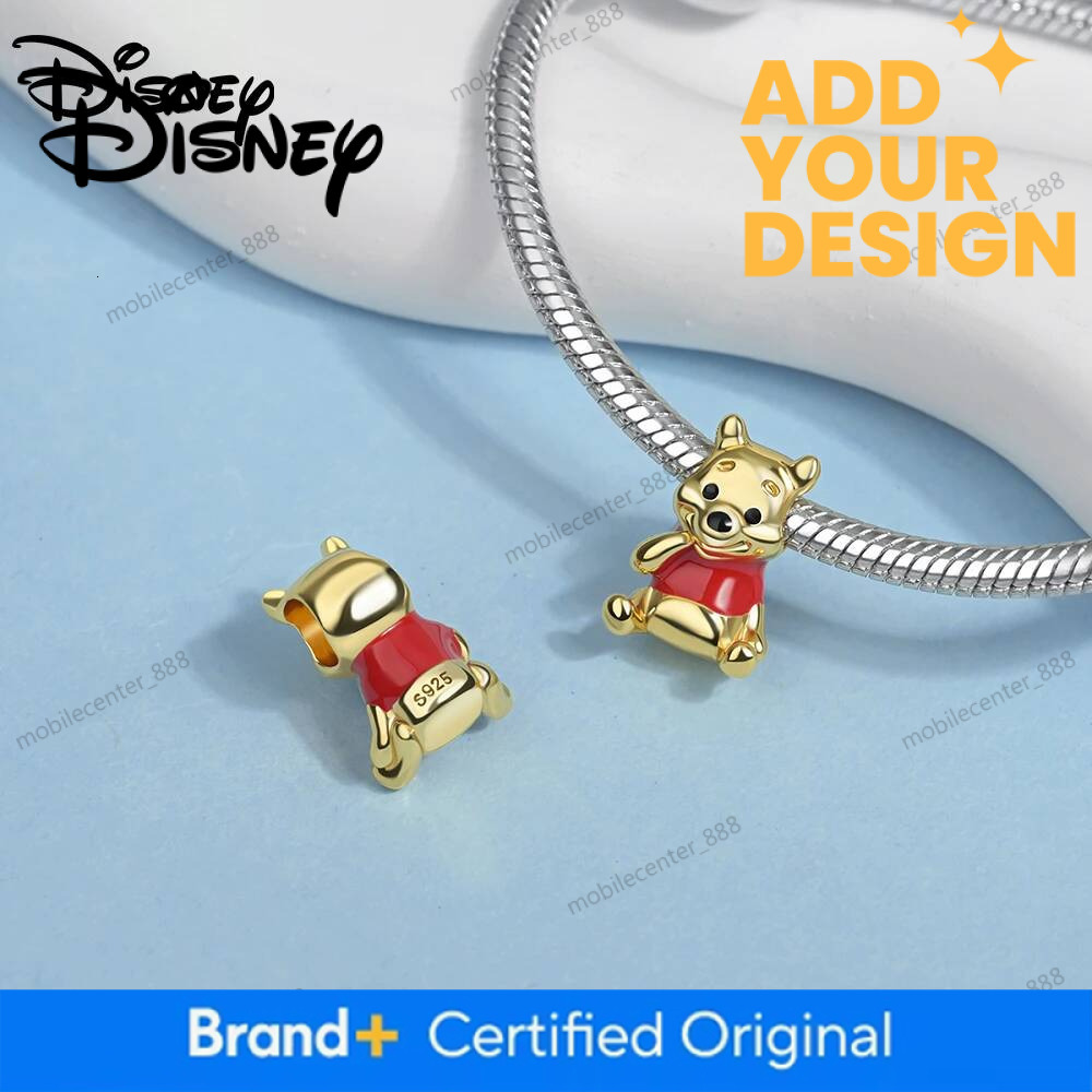 Designer Disney Jewelry 925 Silver Disney 2026 New Lilo & Stitch Charms Pendant Fit For Necklace Bracelet DIY Birthday Festivals Fine Women's Par - view 6