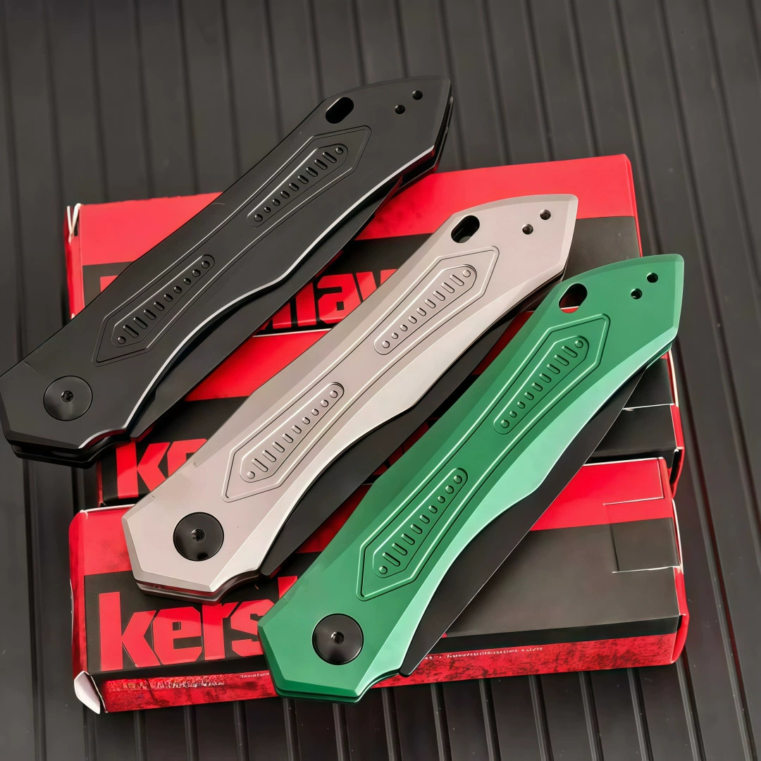 KS 7800 6 Pocket Knife 3.75" Blade CPM154 Steel Treated Aluminum Handle Outdoor Tactical EDC Hunting Knife Men's Gift