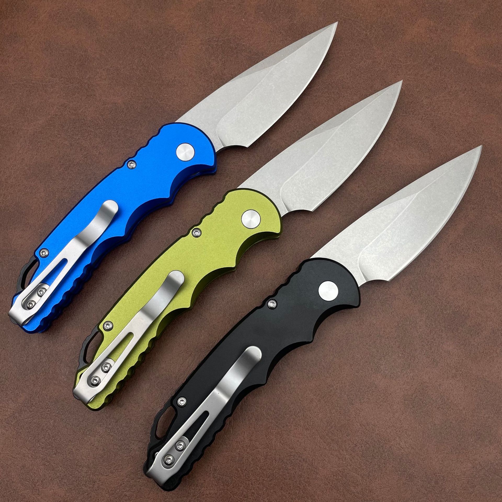 T501 High-Quality Pocket Knife with D2 Blade Aluminum Handle High-Strength Sharp Outdoor Camping Folding Portable Knife