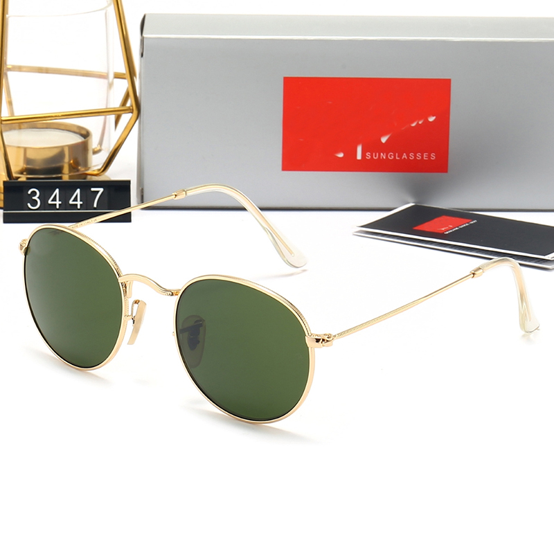 Occhiali Da Sole Firmati Moda Occhiali Da Sole Stile Montatura Rotonda Per Donn…