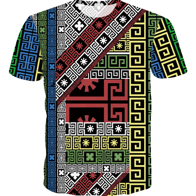 Mens Designer Luxury Baroque Print T Shirt Short Sleeve Crew Neck Casual Streetwear Top Gold Black Pattern Fashion Style Summer Daily Wear Plus Size