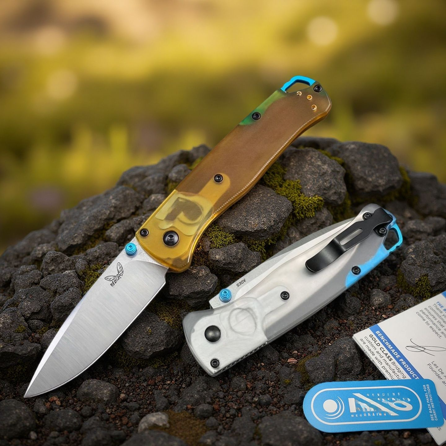 BM 535 PEI Handle Camping Folding Outdoor Knife D2 Blade Survival Hiking Portable Self-defense Hunting Multitools Hand Knives
