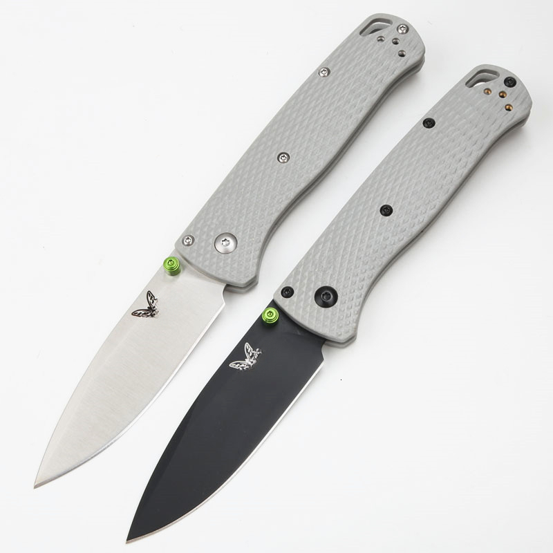 BM 535-2002 Mini Camping Folding Knife, 20CV Steel Blade, G10 Textured Handle, Fruit Knife with Pocket Clip, Outdoor Hiking Hunting EDC Tool