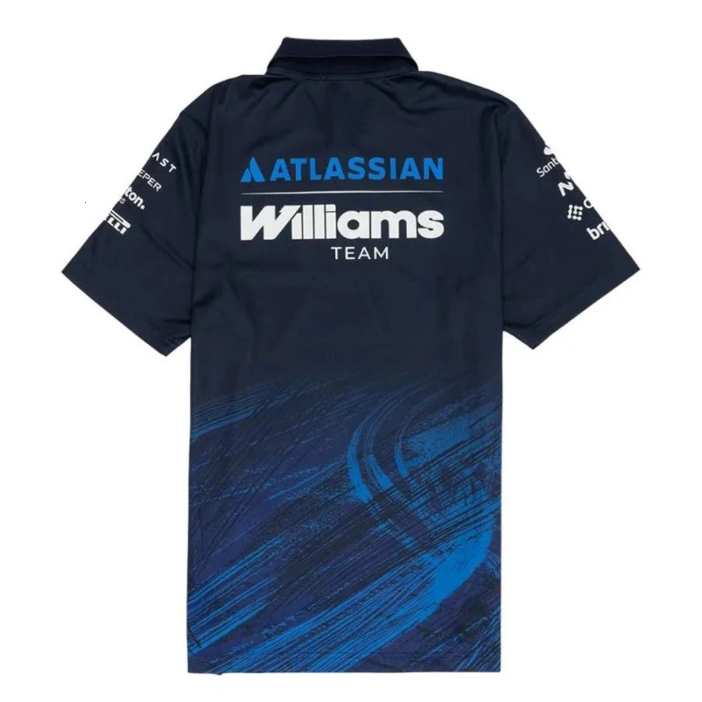 2026 Williams Racing Polo Shirt Carlos Sainz 55 Alex Albon 23 Outdoor Sports Quick Dry T-shirt Mens Casual Plus Size Polos 260427
