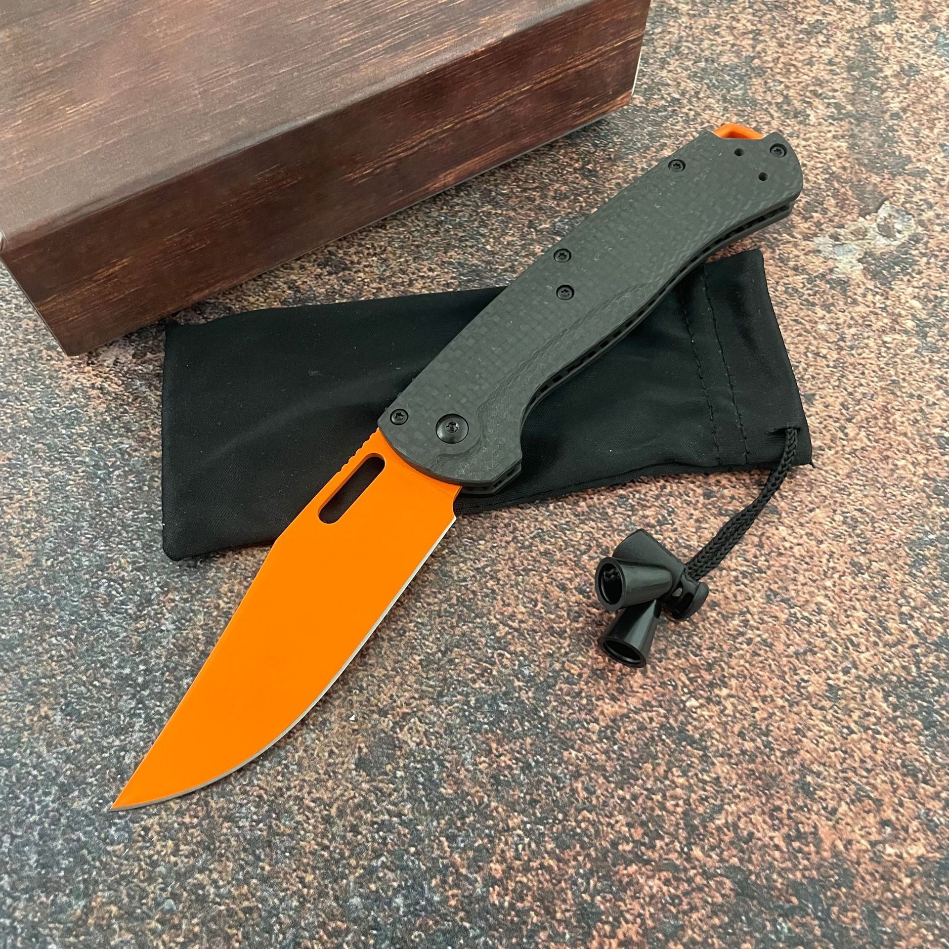 NEW BM 15535 Pocket Knife CPM154 Blade Carbon Fiber Handle Fast Opening Outdoor Camping Tactical Survival Folding Knives EDC Tool
