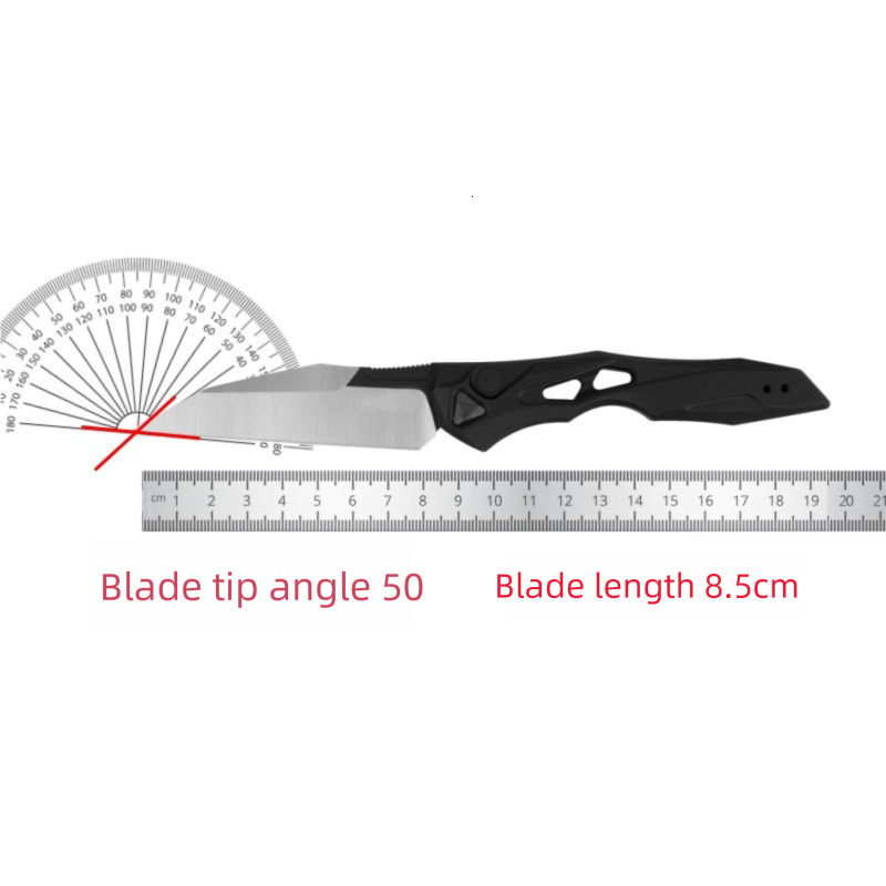 7650 High-Quality Pocket Survival Folding Knife Defensive Portable Outdoor Emergency Tool D2 Blade Aluminum Handle Hiking EDC Rescue Knife