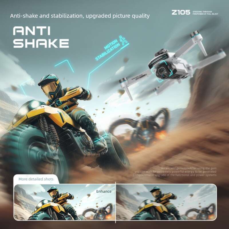 Famous Brand Z Drone Brushless Inch Large Screen HD Dual Camera Long Battery Life Intelligent Obstacle Avoidance Remote Control Aircraft CKS