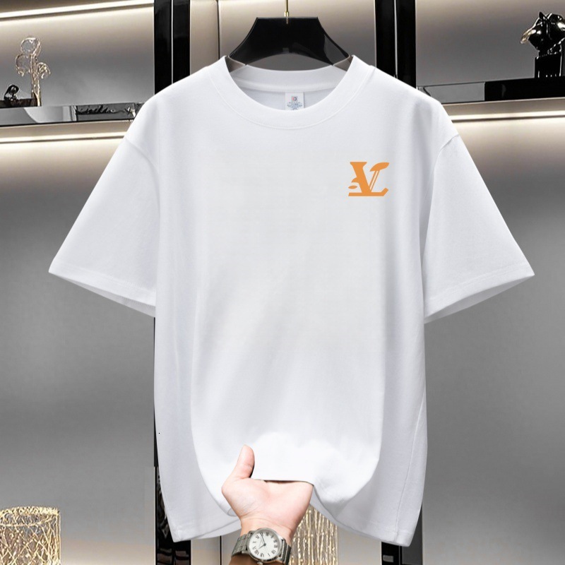 T Shirts For Men Designer Summer White Sporty Style Fashion Graphic Tee Oversized Breathable Tee Shirt Sweatshirt Polo Shirt Casual Style Essential Cl