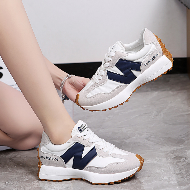 new Free shipping 2026 luxury Versatile Retro Sneakers Wedge Sole Cushioned Trainers Daily Commute & Street Style