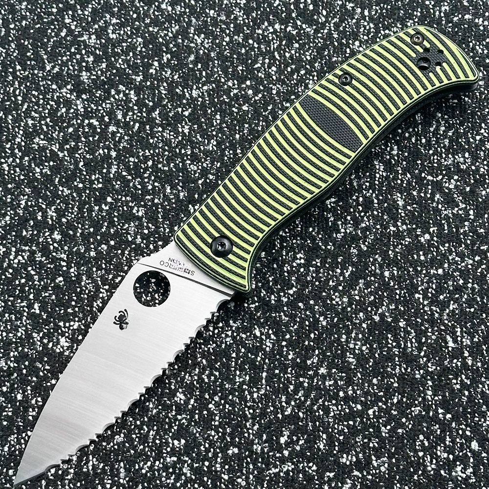 C217GP G10 handle portable outdoor folding for camping, survival, sharp tactical self-defense EDC tool knife