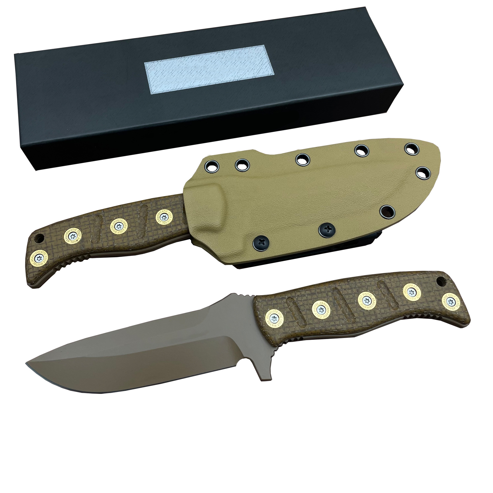 BM 375 Shane Sibert Adamas Fixed Blade Knife Micarta Handle Sheath Outdoor Camping Hunting Pocket EDC Tool Knife