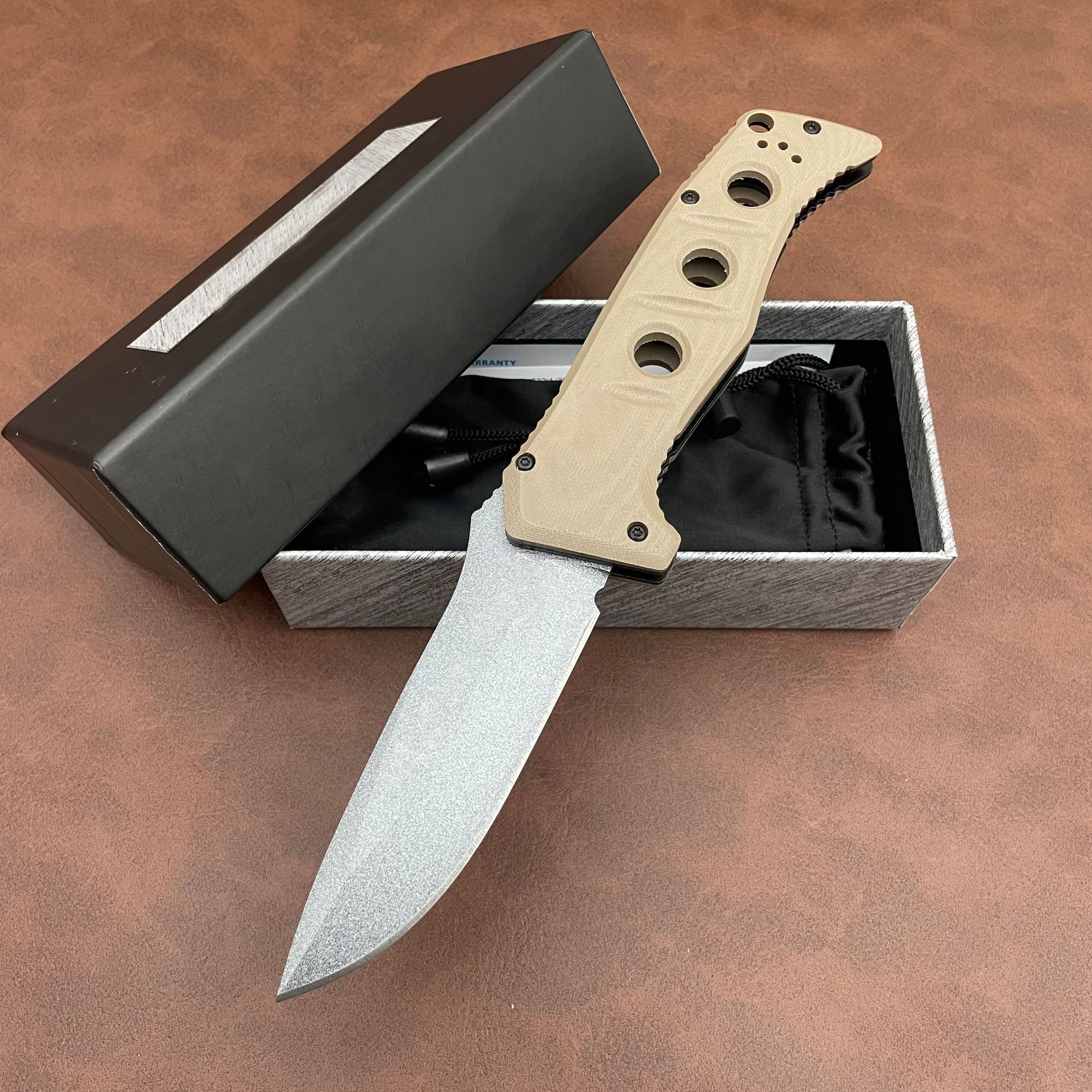 BM 2750FE-2 Shane Sibert AUTO Adamas Folding Knife Outdoor Camping Hunting Pocket EDC Tool Knife