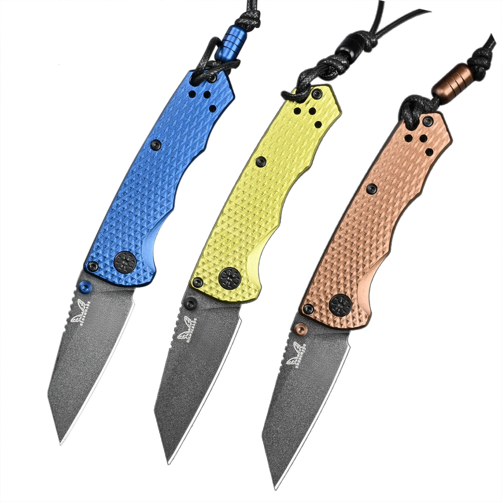 BM 290 290BK Full Immunity Nylon Handle Mini Pocket Knife Marked M4 Steel Blade Outdoor Multifunctional Camping Hunting EDC Tool