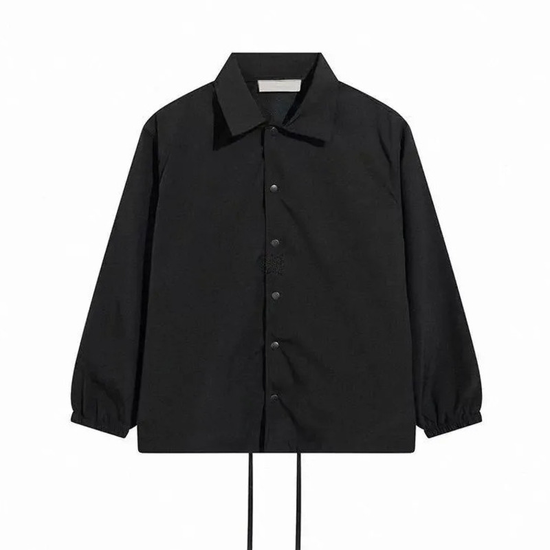 Designer Jacket for Men Women Lapel Button Breathable Mesh Drawstring Casual Coat Spring Autumn Couple Sports Jacket Free Shipping