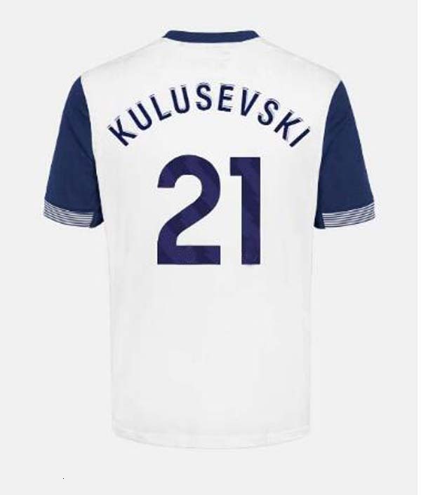 24 25 26 Soccer Jerseys 2025 2026 Football shirt VAN DE VEN KULUSEVSKI MADDISON final Winners KUDUS ROMERO XAVI 1901 125th Anniversary GALLAGHER White
