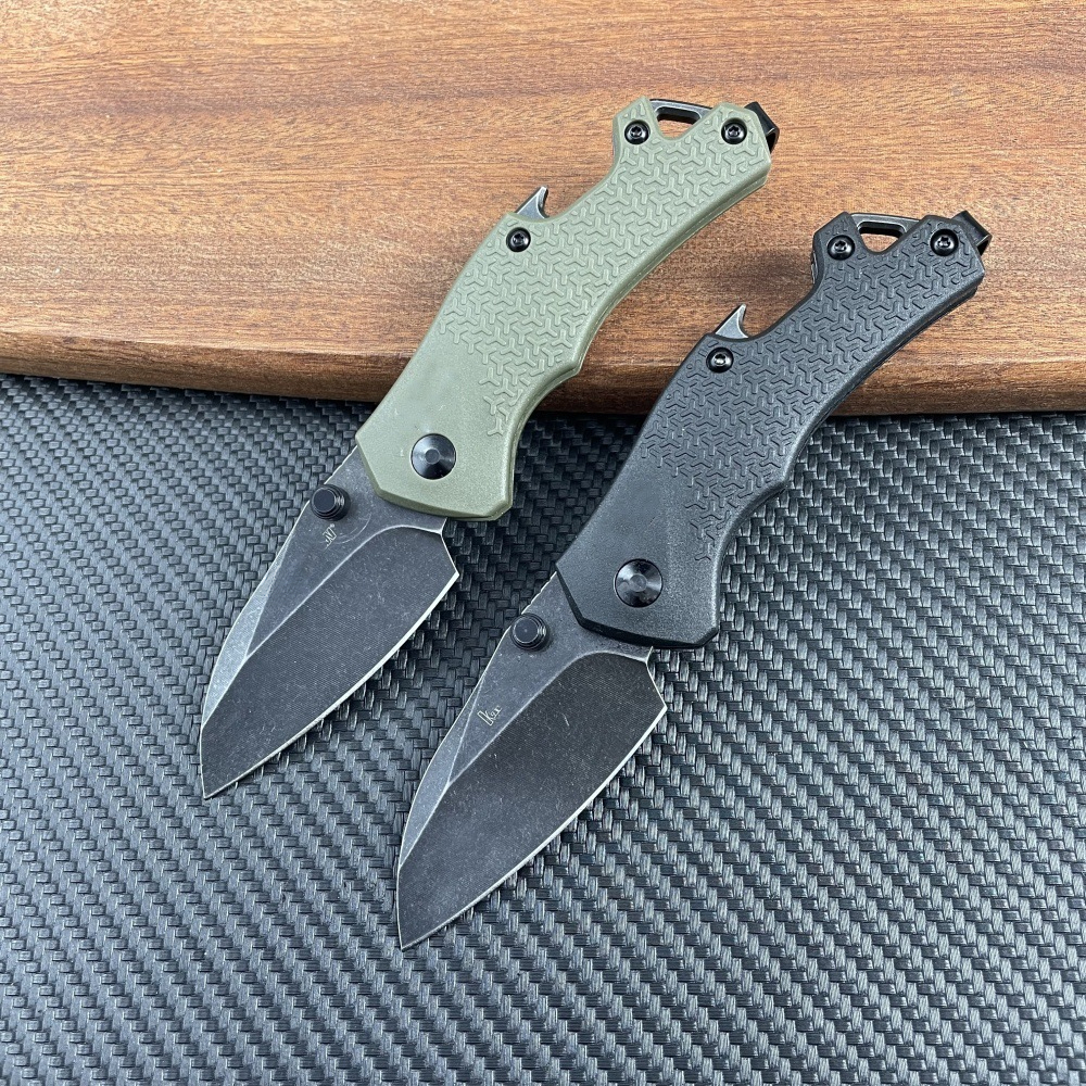 Hot Mini 8337 Folding Pocket Knife 8Cr13Mov Blade Nylon Fiber Handle Outdoor Survival Knife EDC Camping Self-defense Tool