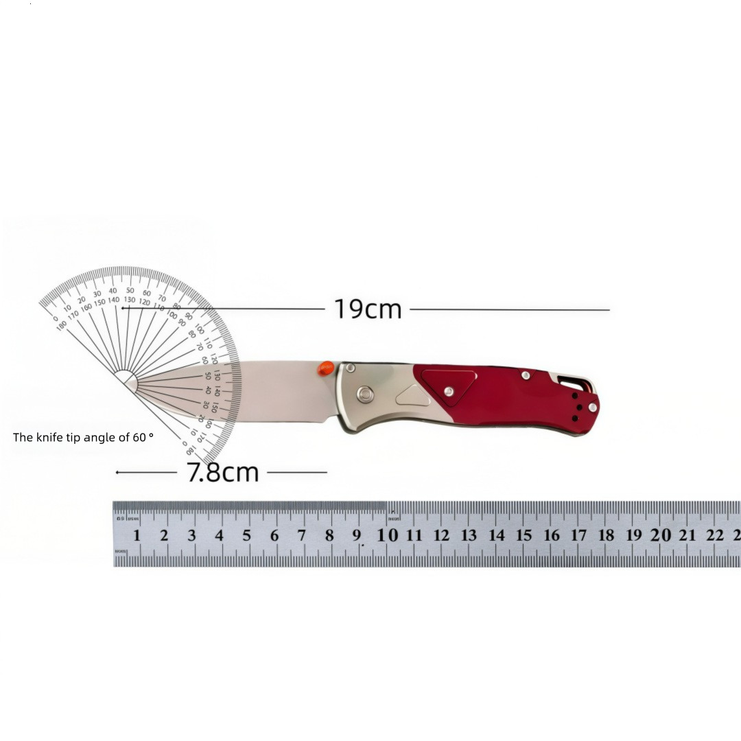 High Quality BM 535-9 Folding Knife Sharp Waist Outdoor Knife Survival Camping Knife D2 Blade Aluminum Handle Aluminum Handle