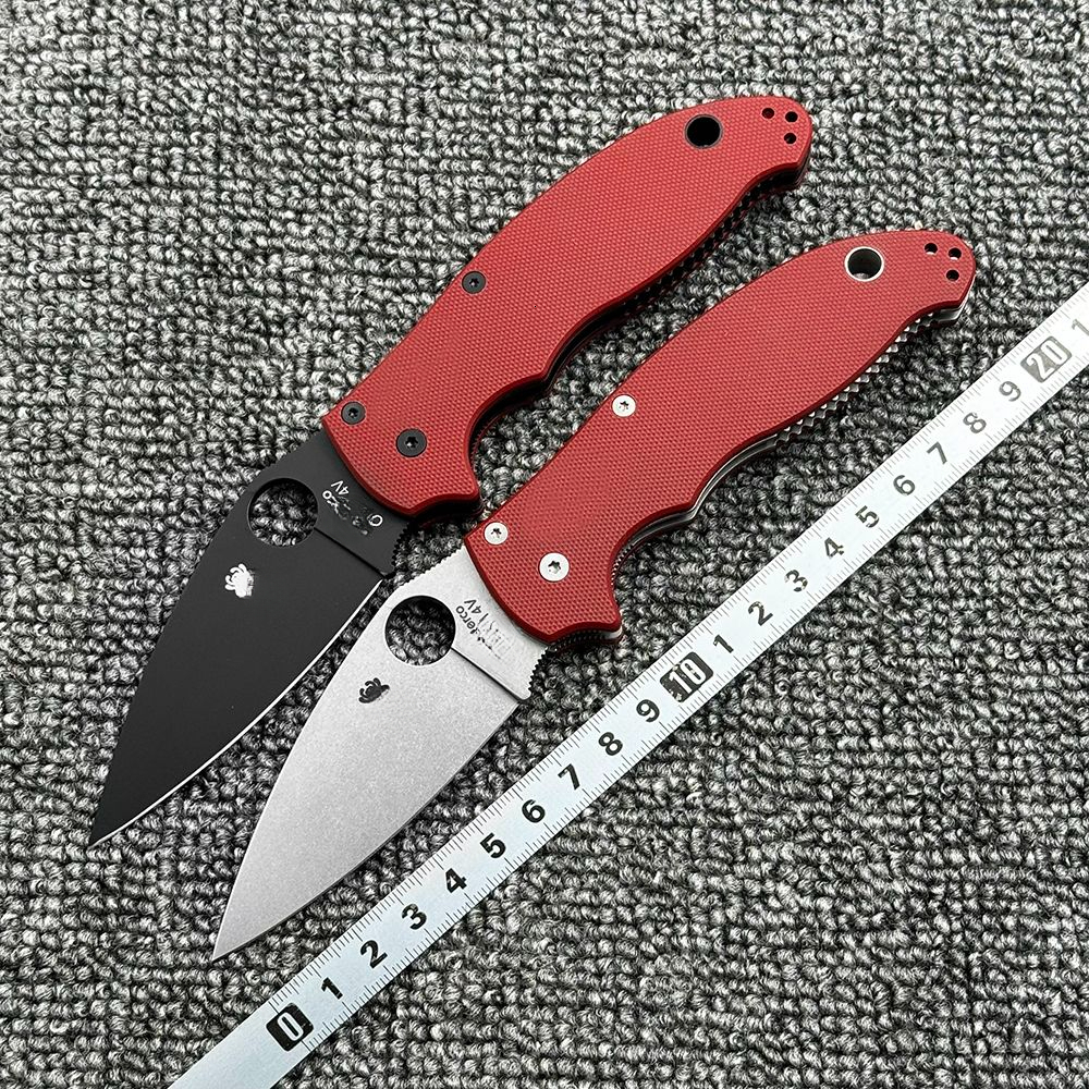 C101 Outdoor Folding Knife S30V Stone Wash Sharp Portable EDC Knife