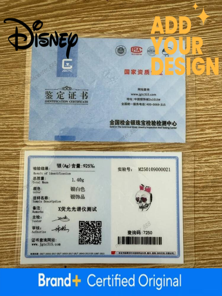 Designer Disney Jewelry Disney 2026 New 925 Silver Ghost Soul Pumpkin Skeleton Bat Pendant Bead Charm Fit Original Bracelet DIY Jewelry Halloween Gift - view 7