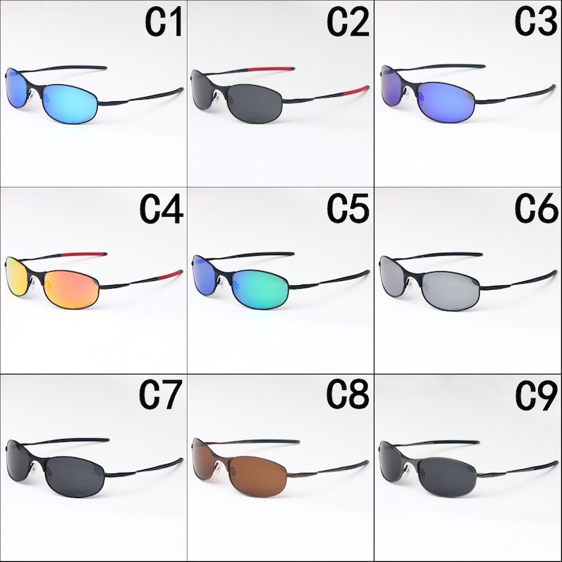 Original Polarized Sunglasses Oval Mens Luxury Brand Fishing Metal y2k Goggles Bicycle Glasses Riding Driving Designer Sports Cycling Hiking Climbing 