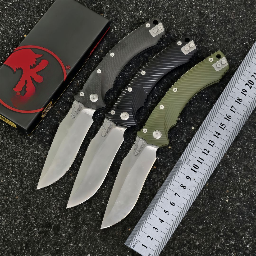 Carbon Fiber / G10 Ball Bearing Mark M390MK Blade Hunting Fish Outdoor EDC Tool Folding Camping Knife