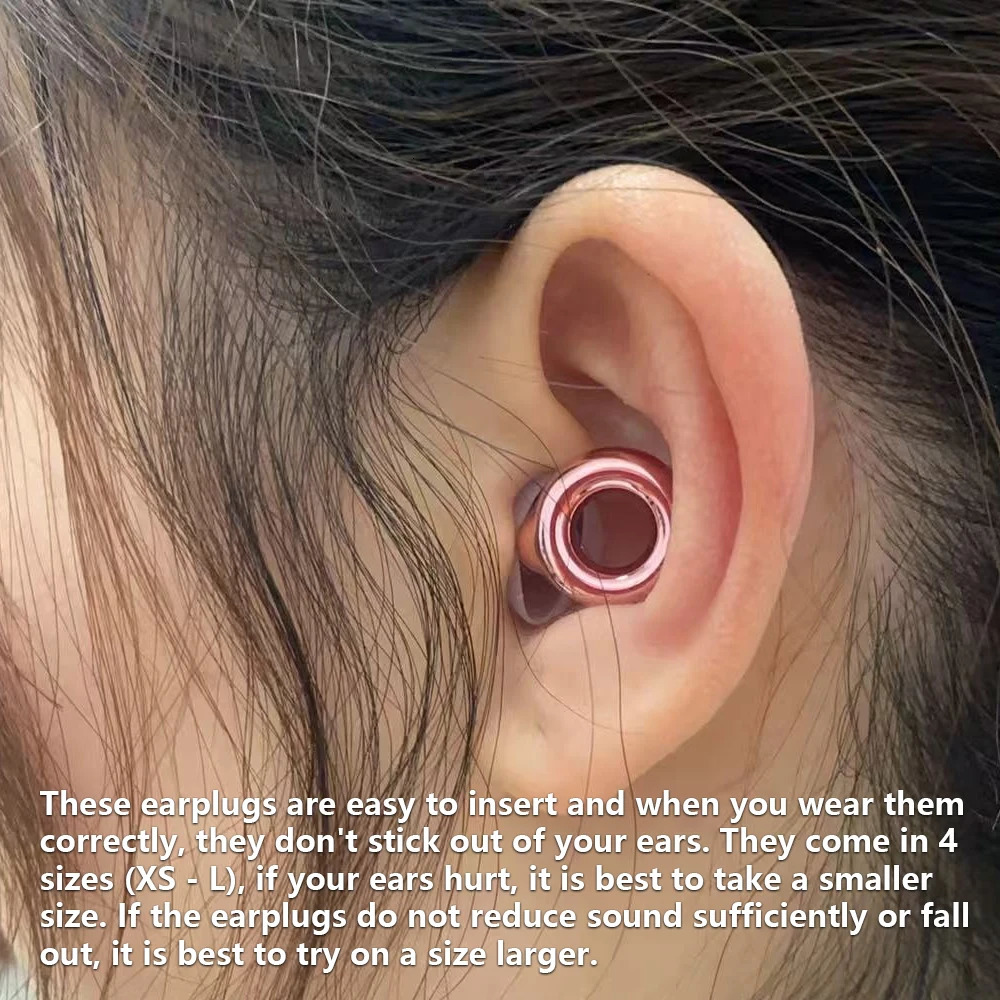 HUAK Quiet Ear Plugs Everyday Noise Relief with Clear Speech for Social GatheringsNoise Sensitivity Noise Reduction Earplugs 260427