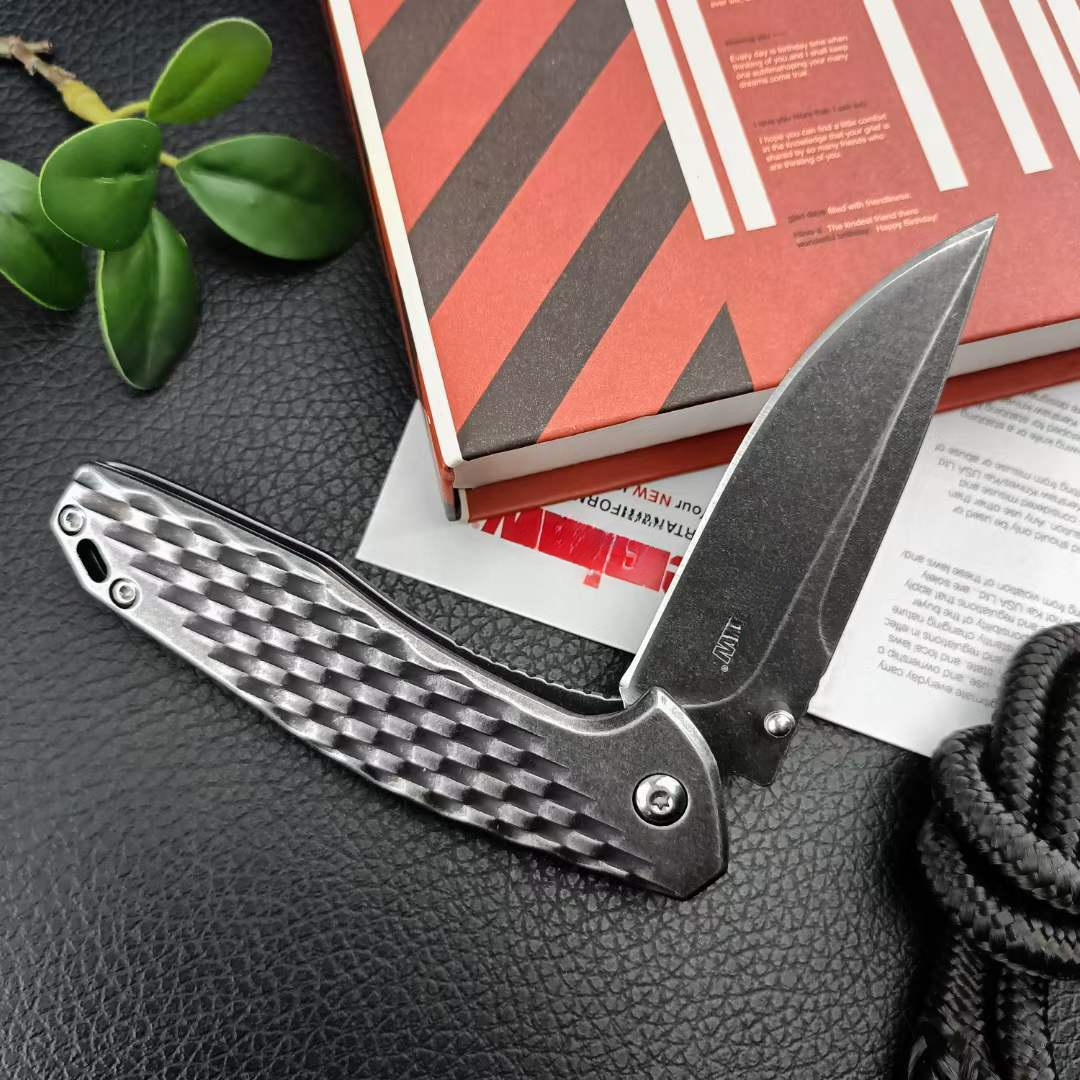 1353 Multi-functional Folding Knife with 8Cr13Mov Blade 420 Steel Handle Sharp for Cutting in Outdoor Jungle Exploration Fishing