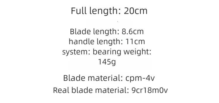 C101 Outdoor Folding Knife S30V Stone Wash Sharp Portable EDC Knife