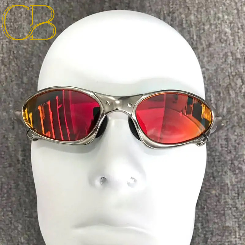 Original Polarized Sunglasses Mens Luxury Brand Fishing Metal y2k futuristic Goggles Bicycle Glasses Riding Driving Designer Sports Cycling Hiking Cli