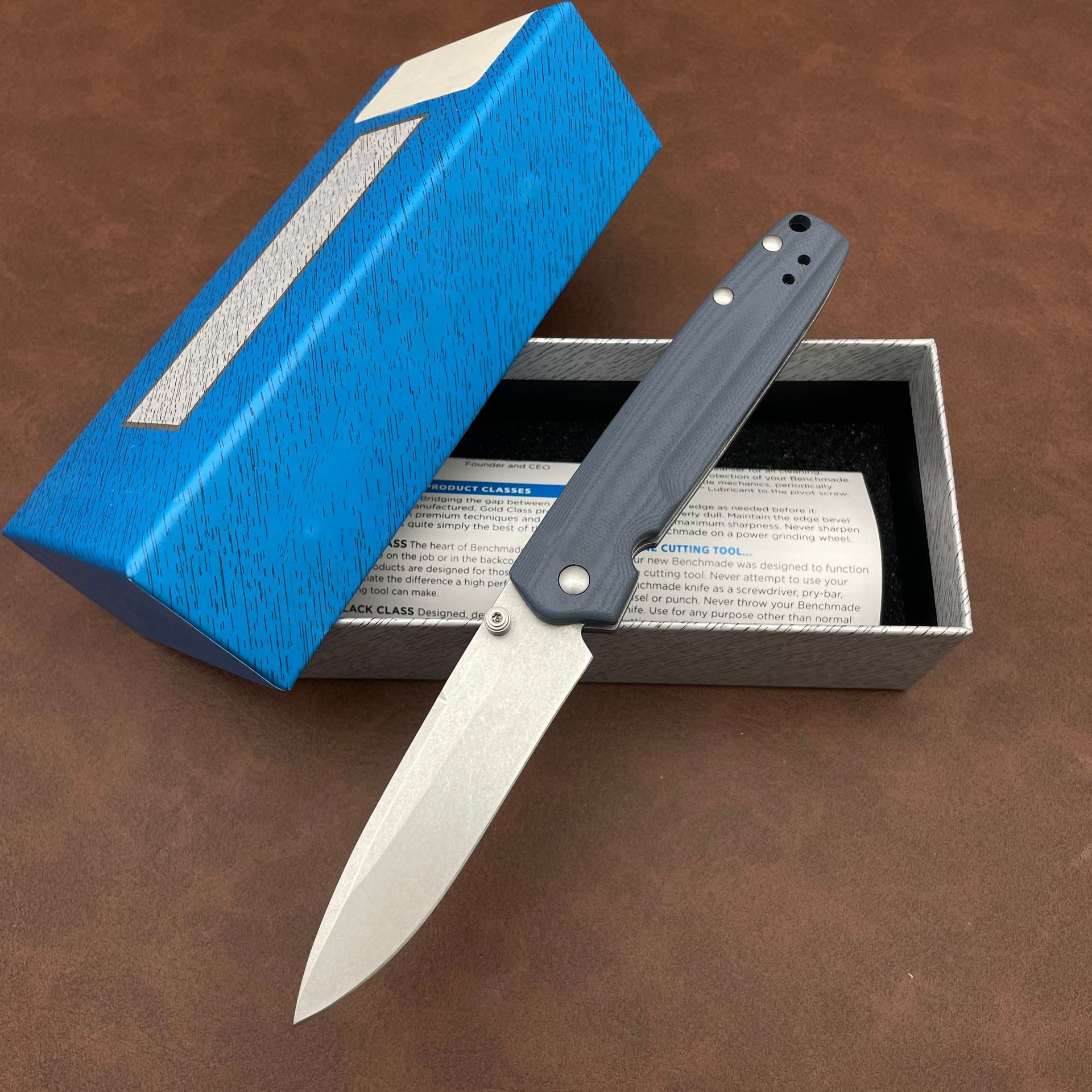 BM 485 Outdoor Self Defense Folding Blade Knife Utility G-10 Handles EDC Pocket Tactical Rescue Sharp Tools Hunting Jackknife