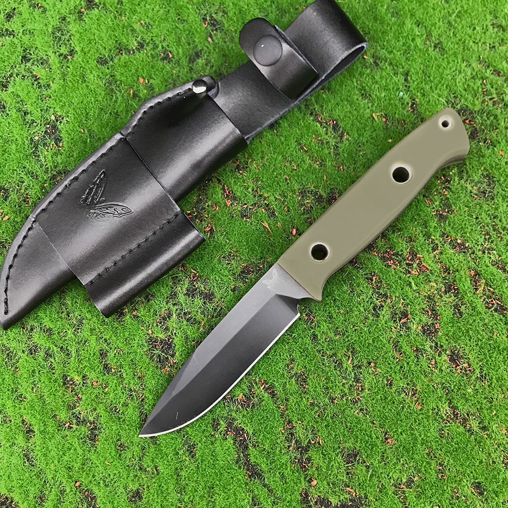 Portable Outdoor Rescue Defense BM 163 Fixed Blade Knife Sharp D2 Blade Tactical Survival Knives G10 Handle EDC Camping Tools