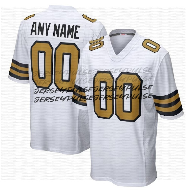 New OrleansS Saint Saints jersey Chris Olave Saintsjersey Tyler Shough Alvin Kamara Juwan Johnson Taysom Hill Davis Charlie Smyth Drew Brees Mills Foo