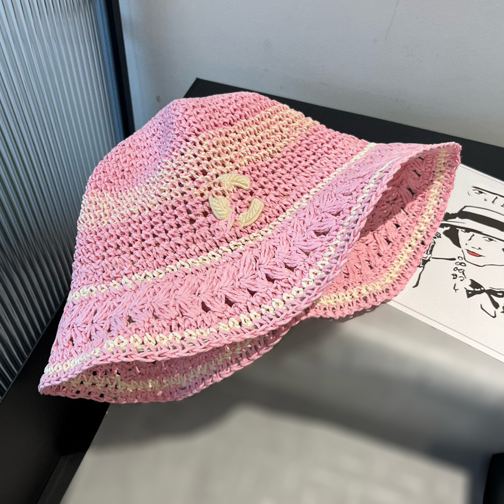Designer Hand Made Foldable Straw Hat fashion Beanie casquette Wide brim Bucket Hat Cap Fisherman Hat