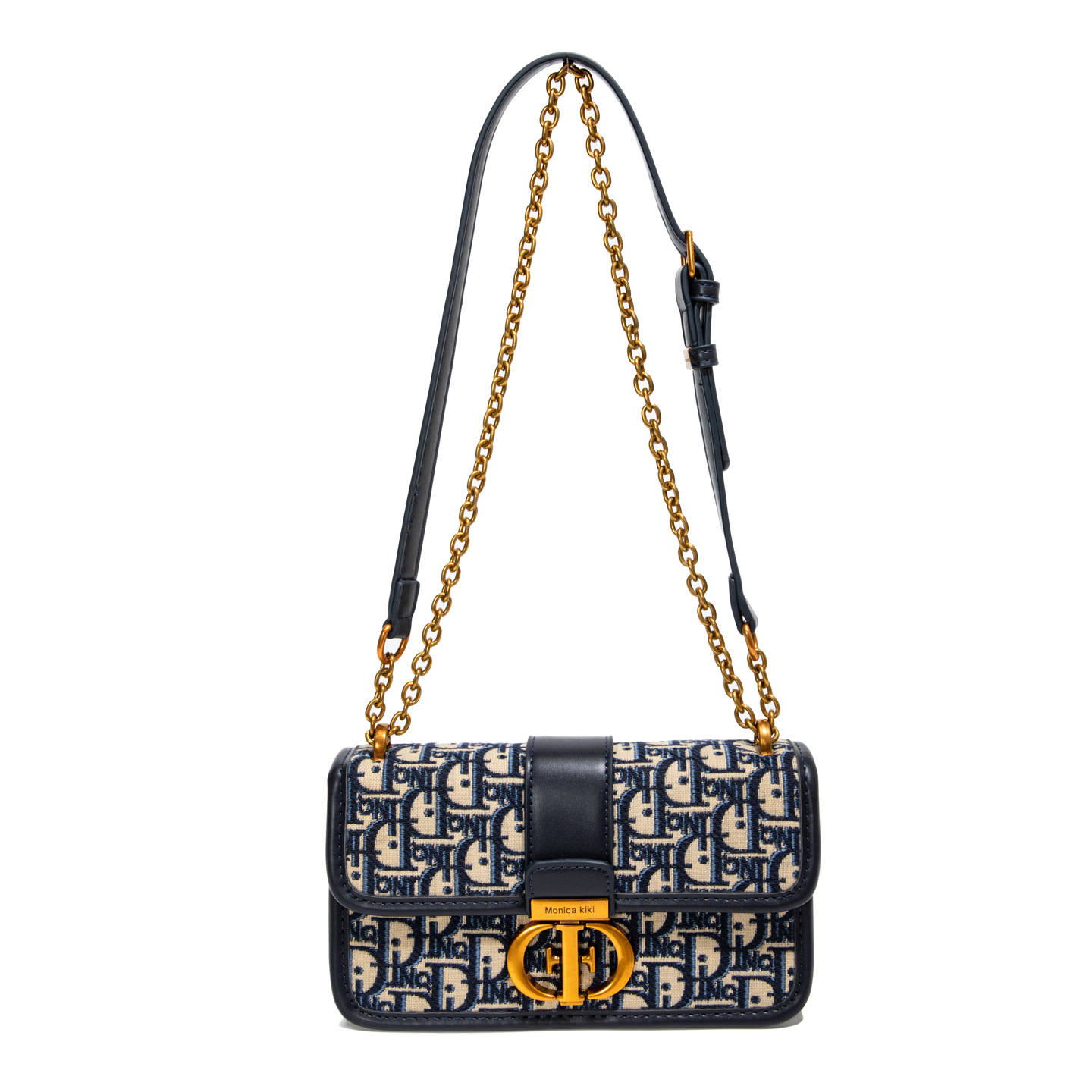 MONICA KIKI hot embroidered luxury versatile designer shoulder bag trendy and fashionable small square bag for women