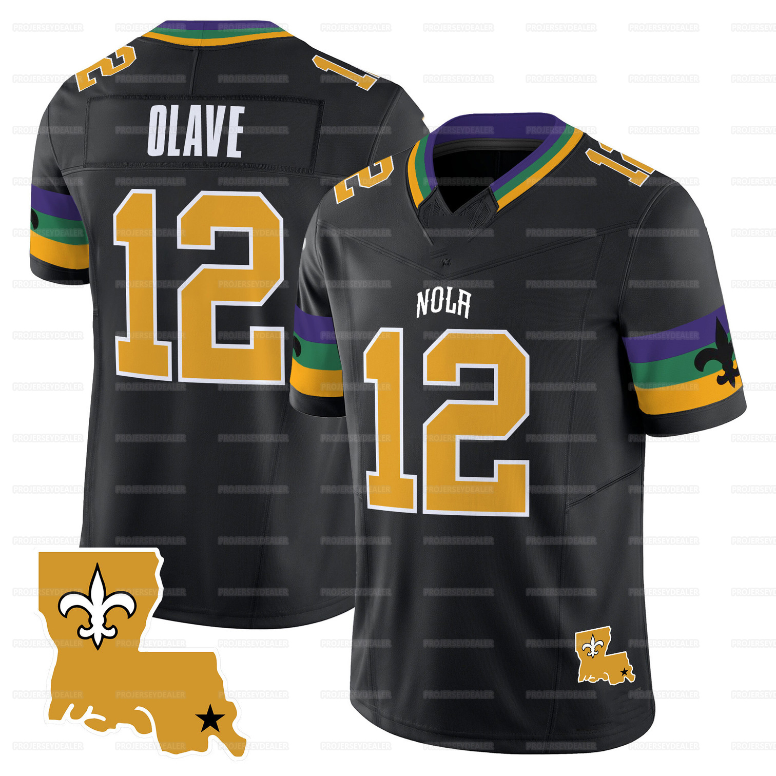 Hot Derek Carr 2024 Football Jersey Alvin Kamara 12 Chris Olave Jamaal Williams Tyrann Mathieu Drew Brees Taysom Hill Saints Thomas Demario Davis Bres