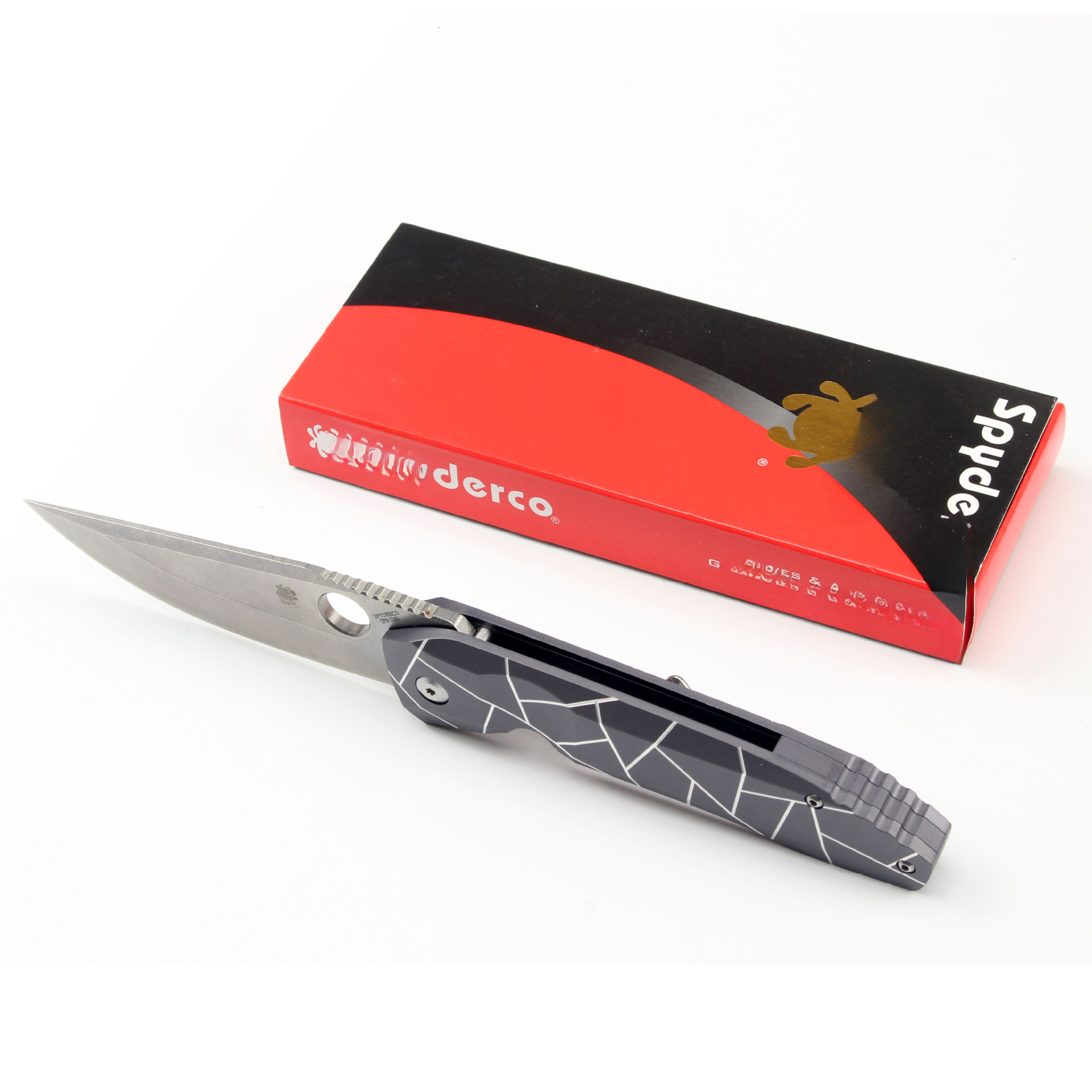 C199 Pocket Folding Knife D2 Blade Aluminium Alloy Handle Bearing Flipper Camping Outdoor Survival EDC Utility Knife