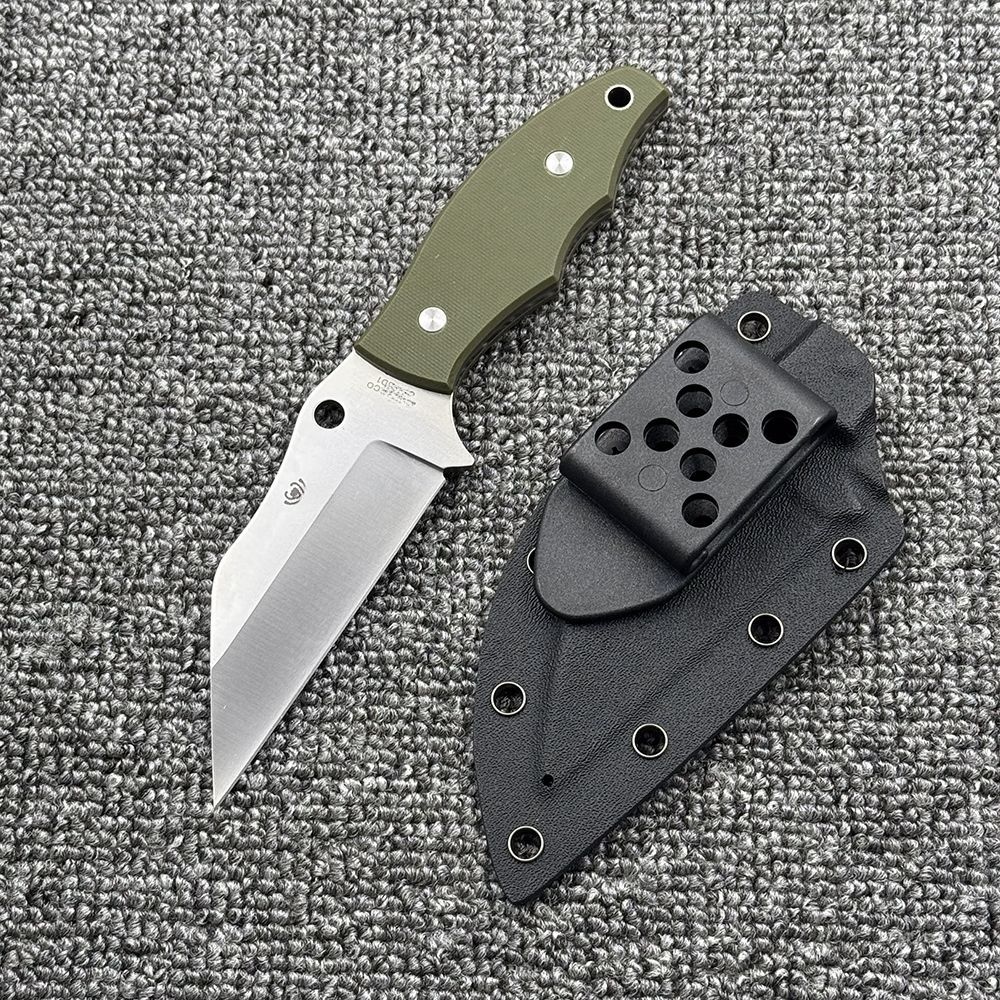 FB09 G10 Handle High Hardness Fruit Knife Outdoor Portable Camping Tool Fixed Knife Self-defense Pocket Knife