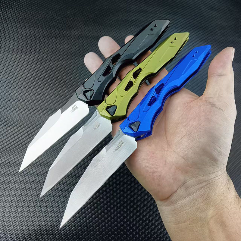 KS7650 Portable Multifunctional Pocket Folding Knife, EDC Outdoor Camping Knife with Nylon Handle, 8Cr13Mov Blade