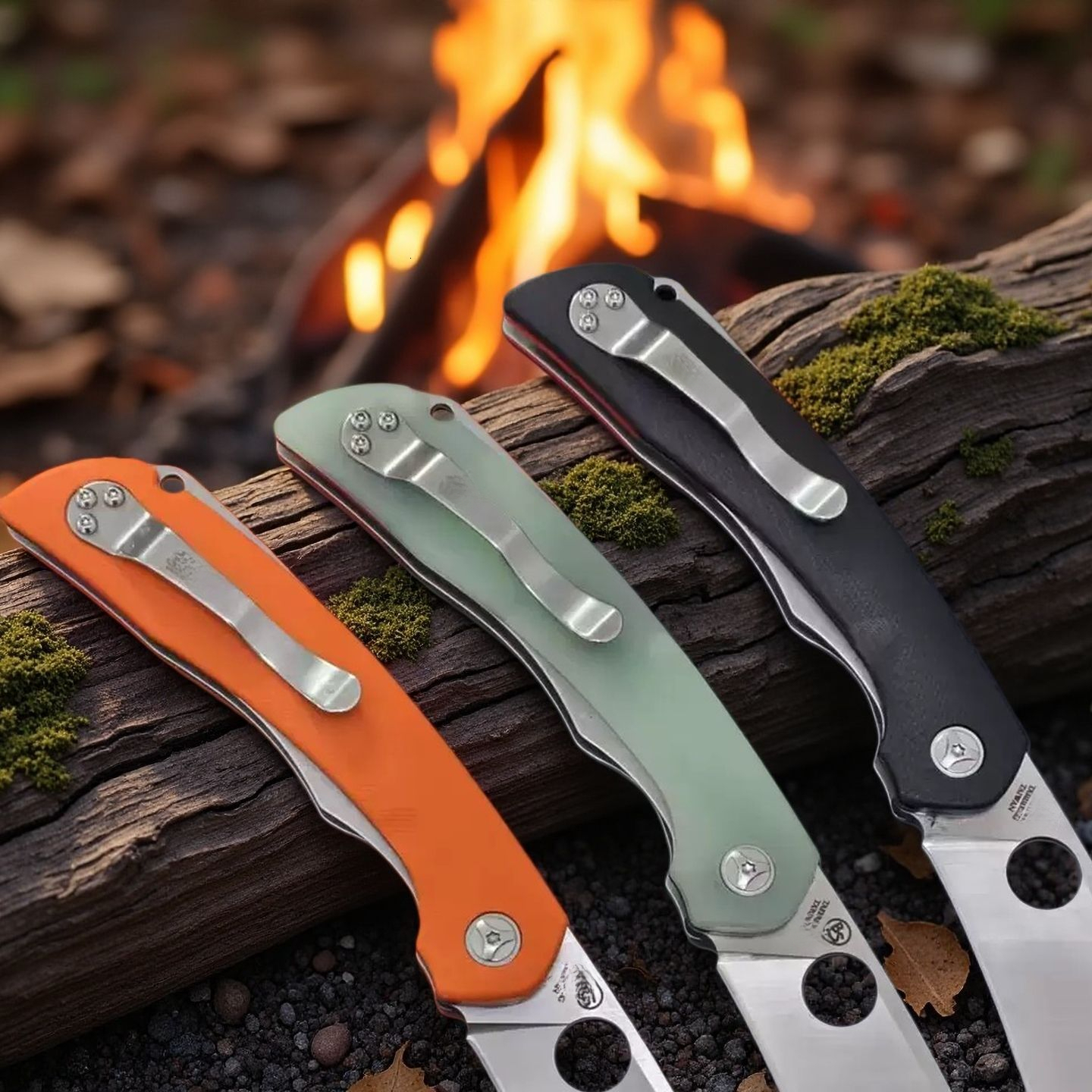 C239 D2 steel sharp folding knife G10 handle high hardness fruit knife