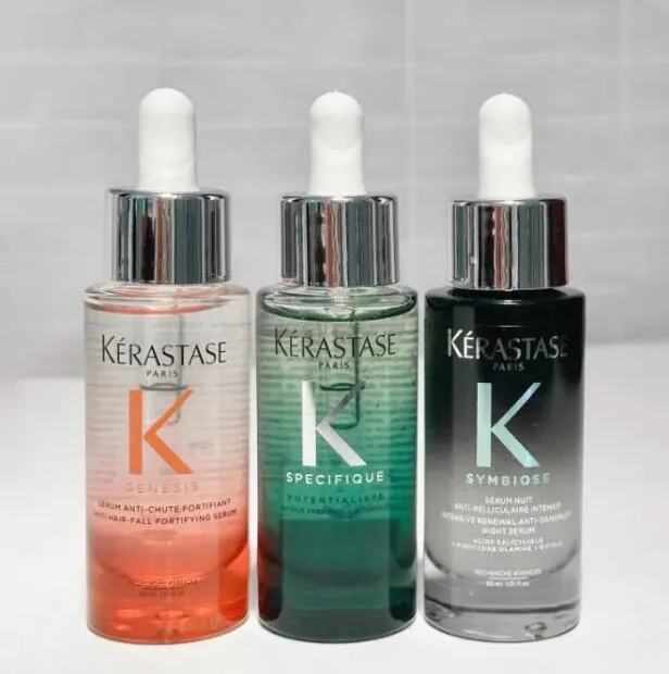 KERASTASE Hair Serum 30ml Vitality Ginger Scalp Essence Oil Control Soothing Anti Dandruff Cleansing Green Pink Bottle Hair Care Essence