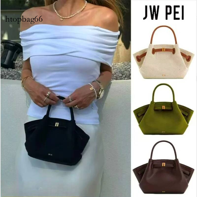 2026 Spring&Autumn JW PEI Genuine Leather Large Capacity Dumpling Light luxury style Shoulder Bag Handbag for Women