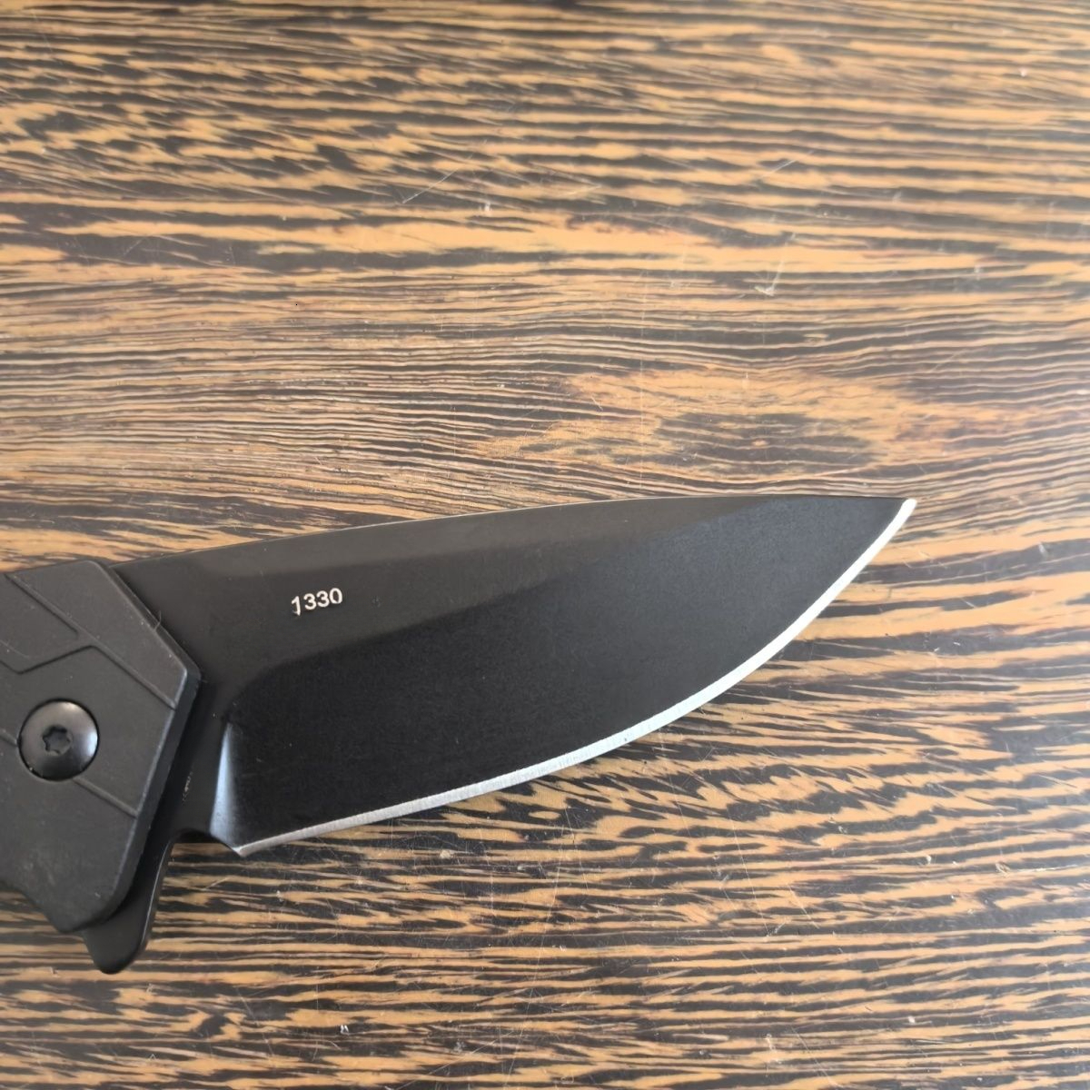 1330 high-hardness all-steel fruit with handle, camping pocket knife, portable self-defense folding knife