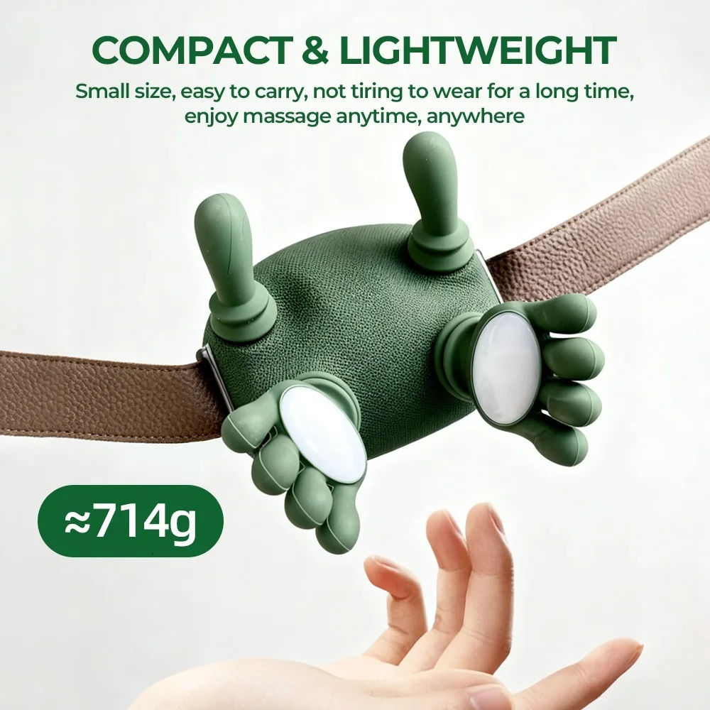 Bionic Finger Hand-Shaped Neck & Shoulder Massager, 4D Kneading Brushless Motor for Cervical, Trapezius, Body, Back, and Leg Massage - 714g - view 5